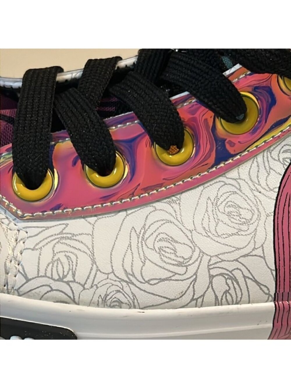 Disney Night Before Christmas Jack Skellington Sally High Top Sneakers Size 7 - Picture 14 of 14